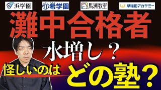 灘中学合格者数が怪しすぎる【2023年第一弾】