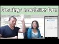 Wife learns android programming - creating a newsletter form