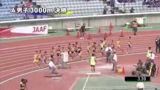 男子A 3000m 決勝　第45回ジュニアオリンピック