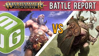 Sons of Behemat vs Maggotkin of Nurgle Age of Sigmar 4th Edition Battle Report Ep 23