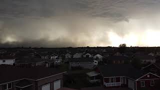 Dust/Severe Thunderstorm Over Pembina Valley June 5th, 2021