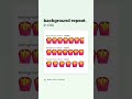 Background Repeat Property in CSS ✨#frontenddeveloper