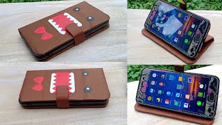 DIY Domo Phone Case/Cover with Phone Stand from Cardboard/ How to Make Easy Phone Case