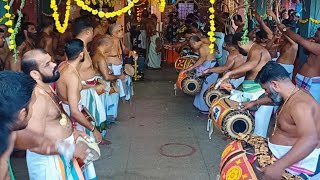 കണ്ണിമംഗലം ഷഷ്ഠി പഞ്ചവാദ്യം :- പതികാലം മദ്ദള താളവട്ടം \u0026 തീര് - കോട്ടക്കൽ രവി.#panchavadyam #madhalam