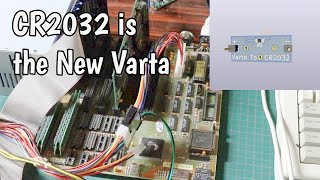 Coin Cell Replacement for Leaky NiCd Varta on Old Motherboard