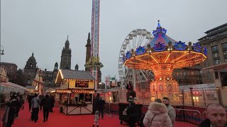 GLASGOW Christmas Market - George Square \u0026 St.Enoch Centre