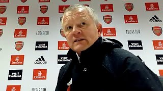 Arsenal 2-1 Sheffield United - Chris Wilder - Post Match Press Conference