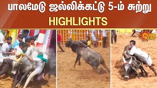 PALAMEDU JALLIKATTU 2023 | பாலமேடு ஜல்லிக்கட்டு: சுற்று 5 Highlights | Round 5 Highlights | SunNews