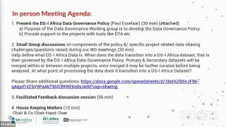 3rd DS-I Africa Consortium Meeting - Theme 1: Sustainable Data Analysis Pipelines