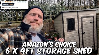 Amazon's Choice Pent Garden Storage Shed 6 x 4