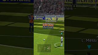 Best free-kick by Messi 🐐 #efootball #pes2021 #pes  #messi #shorts