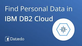 Find personal data in IBM DB2 Cloud databases (PII, GDPR) – Dataedo tutorial