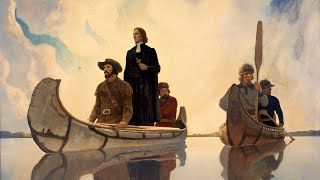 Father Marquette traveled westward one last time in 1675 at the age of 37 to the Mississippi Valley