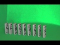 Free Row of Dominoes Falling Green Screen Masters