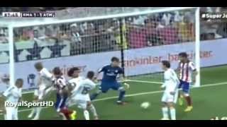 Real Madrid vs Atletico Madrid 1-1 Raul Garcia Goal - (SuperCopa España) 2014 HD