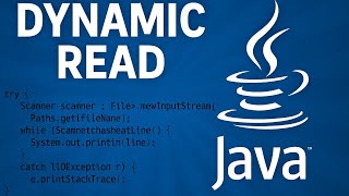 Java Dynamic Read Scanner Class - Read from Keyboard