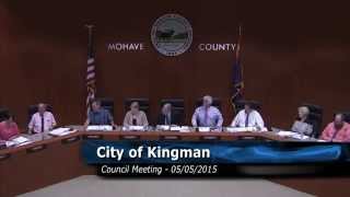 City of Kingman Council Meeting - 05/05/2015