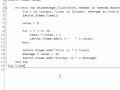 Visual Basic 2008 for Beginners: Tutorial 11.2 - For Next Loops Part 2 contd.