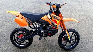 Fastest 50cc Pocket Bike Dirt Bike !! - Coyote 49cc from Nitro Motors