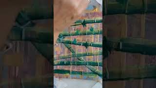 #shortvideo #shorts #short bambus Acrylmalkunst einfacher Trick #art #kreativ