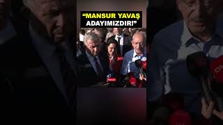 Kılıçdaroğlu: Mansur Yavaş Ankara Büyükşehir Belediye Başkan Adayımızdır! #sondakikahaberleri