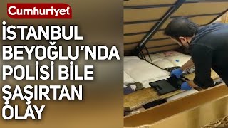 Beyoğlu’nda polisi bile şaşırtan olay: Çoraptan bakın ne çıktı?