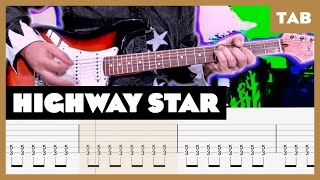 Highway Star Deep Purple Cover | Guitar Tab | Lesson | Tutorial