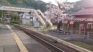 用瀬駅を通過するキハ187系27D特急スーパーいなば2号岡山行