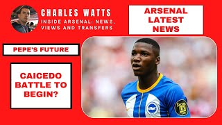 Arsenal latest news: Caicedo transfer battle | Pepe's future | Cancelo interest | Gundogan latest