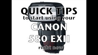 Connecting a Canon 580exII speedlite to your Canon 5D MKII