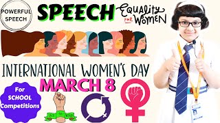 International Women's Day Speech | Women's Day Speech in English | Speech on Women's Day in English