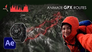 3D TERRAIN Map Route Animation in Adobe After Effects🌎GEOlayers 3