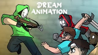 Dream's Minecraft Manhunt Firework Trick Animated