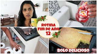 🎄 FAXINEI TODO O BANHEIRO FICOU LIMPÍSSIMO✨ FIZ UM DELICIOSO BOLO DE MILHO SUPER FÁCIL | VLOGMAS 12