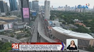 Non-essential travel banned into, from NCR plus | 24 Oras Weekend