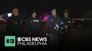 Bensalem Police give updates after standoff in Bucks County ends with 1 dead, 1 in custody