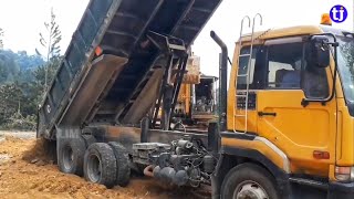 Dumping Dump Nissan Diesel vs Hohan Sinotruk