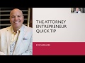 Attorney Quick Tip: Cash Flow