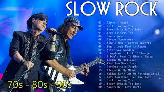 Scorpions, Aerosmith, Bon Jovi, U2, Ledzeppelin 💯 Greatest Hits Slow Rock Ballads 70s, 80s, 90s 💯