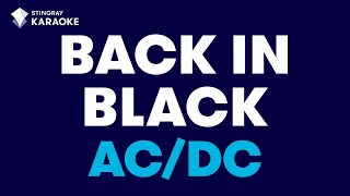 AC/DC - Back In Black (Karaoke With Lyrics)@StingrayKaraoke