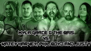 Full Match - Intergender 6 man tag - Myla Grace and The Bais Vs. Katey Harvey, Phil Boyd and Justy