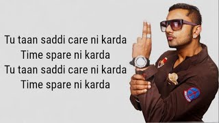 Care Ni Karda Lyrics | Chhalaang | Yo Yo Honey Singh | Rajkumar Rao, Nushrratt B | Alfaaz
