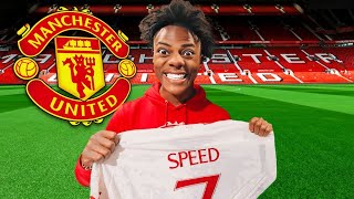 I SIGNED to MANCHESTER UNITED..