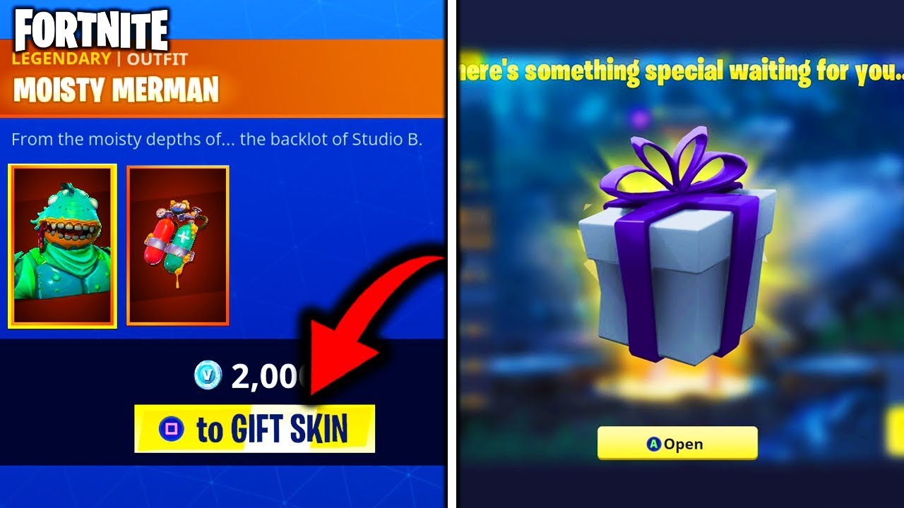 *HOW* To SEND SKINS To YOUR FRIENDS On FORTNITE - NEW GIFTING FEATURE ...