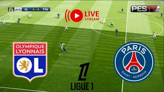 Lyon vs PSG  Ligue 1 2025  Full Match Simulation  PES 2021