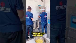 豆腐侠做车38小时来厂考察豆腐机-三好食品机械 Food machinery