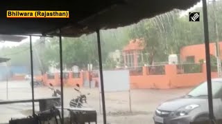 Rajasthan Heavy rains throw life out of gear, severe waterlogging in parts of Bhilwara