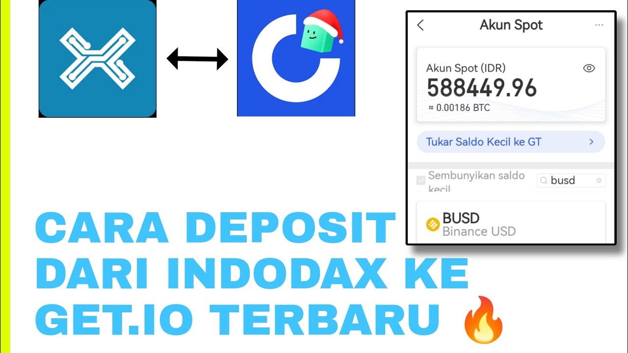 Cara Melakukan Deposit Dari Indodax Ke Get.io Terbaru 🔥 || Cara Isi ...