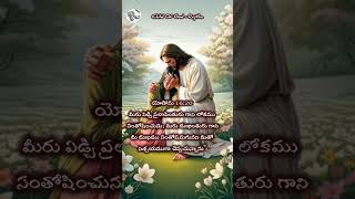 మీ దుఃఖము సంతోషమగును ... Amen 🙌#jesus @ChildOfGodrajitha7081  #jesuschrist #shorts #ytshorts