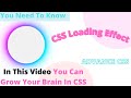 Glowing Gradient Loader Ring Animation Effects | CSS Animation Effect